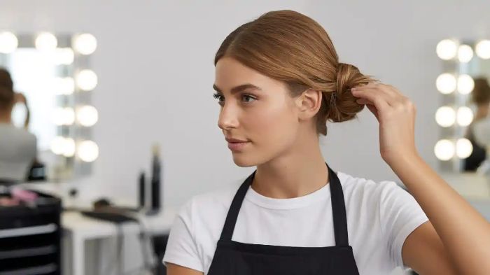 Sleek Bun Tutorial for Fine Hair That Needs Volume